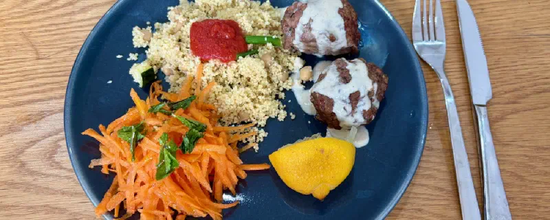Kofte with Tahini Sauce